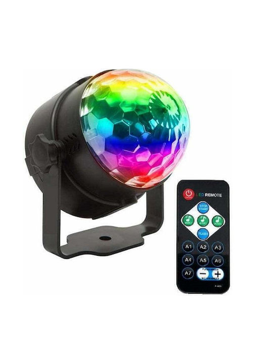 Bailong Mini Magic Ball Decorative Lamp RGB Party Light LED Black