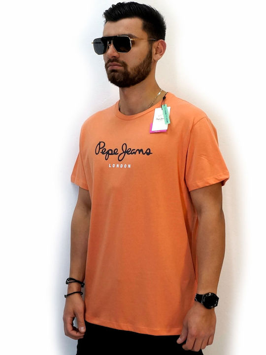 'eggo' T-shirt Πορτοκαλί