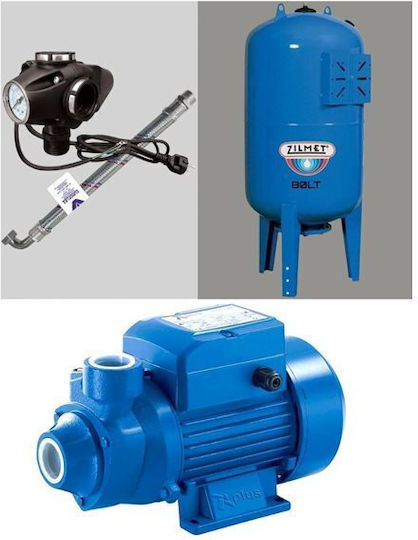 Plus 303518 Single Phase Water Pressure Pump with Vertical 80 Litre Container 1hp