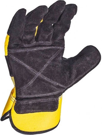 Dewalt Gloves for Work Yellow Leather/Cotton 1pcs