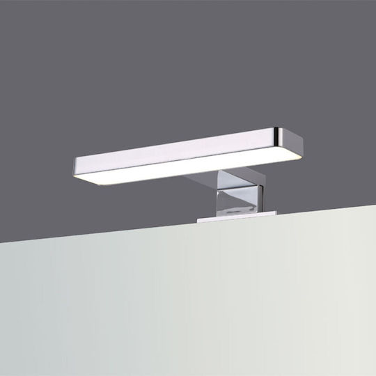 Karag Modern Lumină de Baie cu LED Integrat și Lumină Alb Rece Argintiu 20x11x20cm