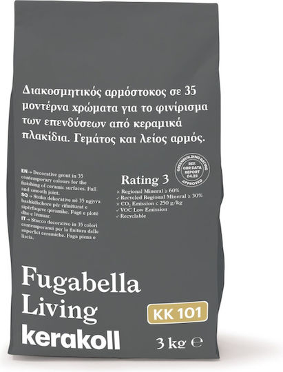 Kerakoll Fugabella Living Kk 0-5 Στόκος 3kg