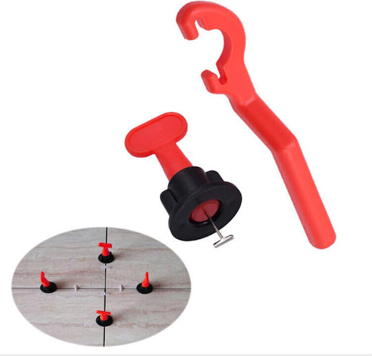 Pro Sistem De Nivelare Pentru Plăci Ceramice 50 Cleme T-lock Incluse Cheie Rost 1.5 Mm
