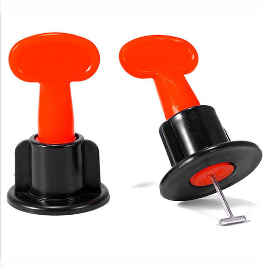 Pro Sistem De Nivelare Pentru Plăci Ceramice 50 Cleme T-lock Incluse Cheie Rost 1.5 Mm
