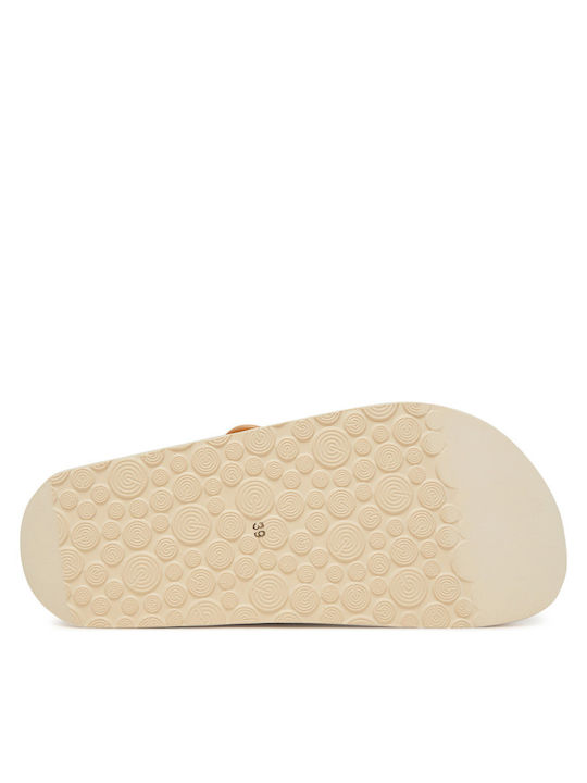 Women's Flat Sandals Beige