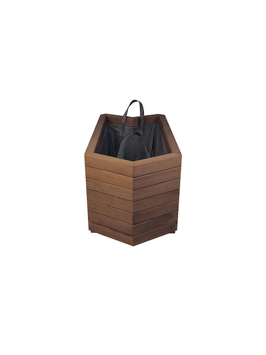 Tesias Planter Box Wooden Beige 36x87x36cm.
