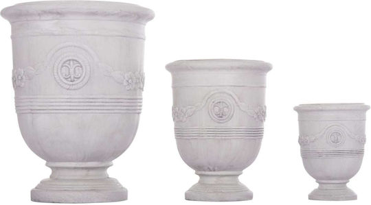 Freebox Set 3 Pots Off-white