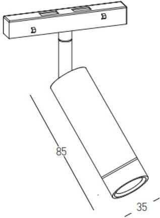Zambelis Lights Monos LED Spot