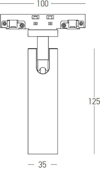 Zambelis Lights Единично LED Топло бяло Спот