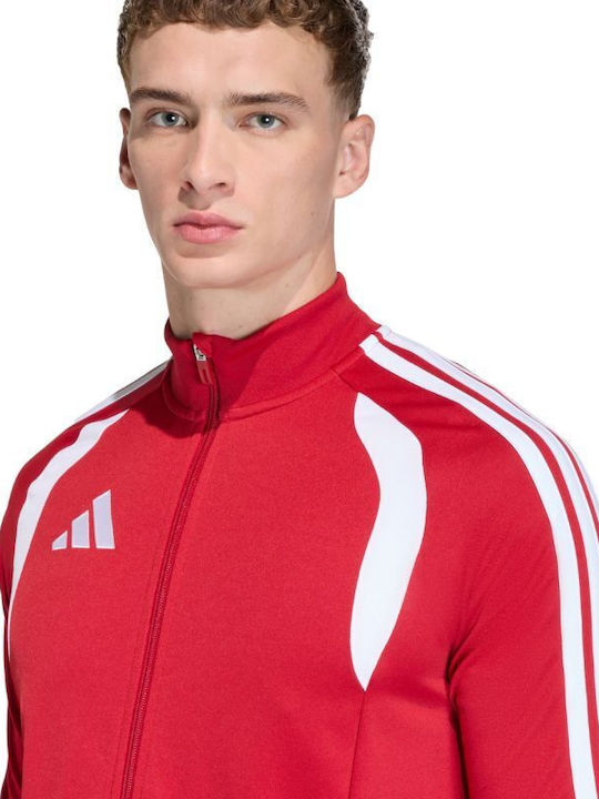 Training Herren Fleecejacke Rot