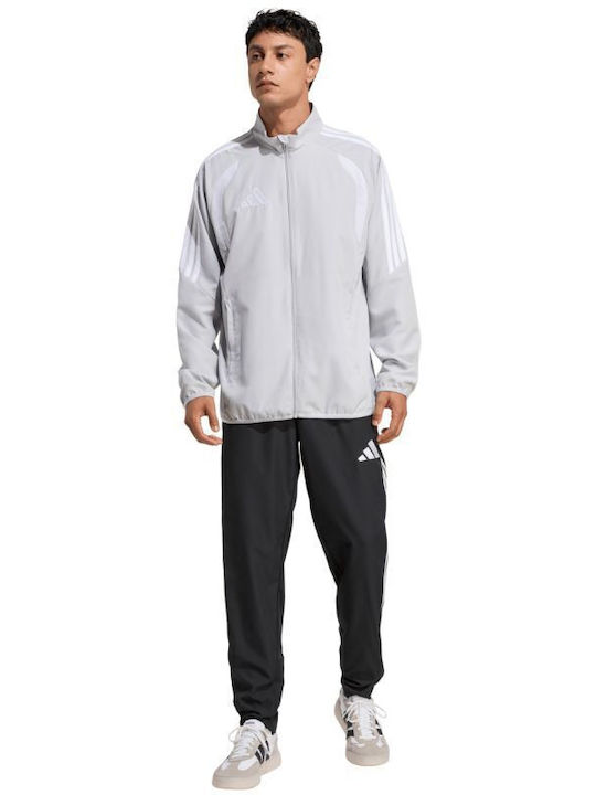 Tiro Sweatshirt with Hood Light Gray