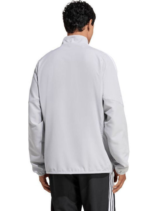 Tiro Sweatshirt with Hood Light Gray