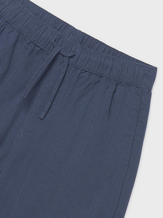 Kinder-Shorts/Bermudas Stoff Marineblau