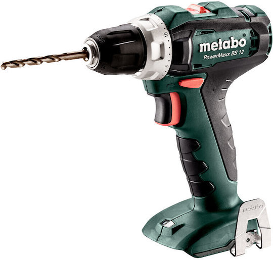 Metabo Powermaxx SSD 12 & BS 12 Σετ Δράπανο & Κατσαβίδι Brushless 12V με 2 Μπαταρίες 2Ah και Θήκη