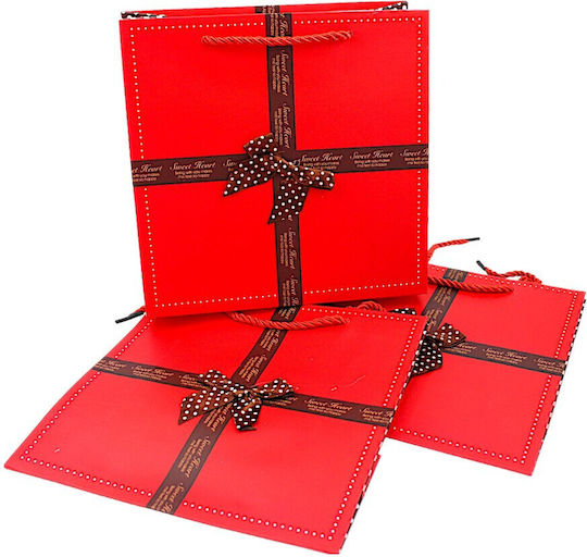 Paper Bag for Gift Gray 20x8x20cm.