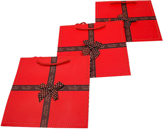 Paper Bag for Gift Gray 20x8x20cm.