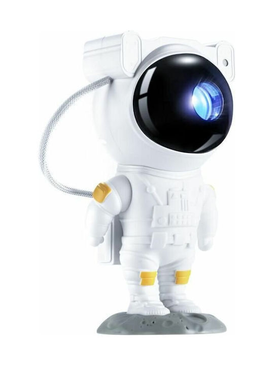 Andowl Παιδικό Φωτιστικό Projector Astronaut με Προβολή Αστεριών Λευκό 21x11cm Andowl Παιδικό Φωτιστικό Projector Astronaut με Προβολή Αστεριών Λευκό 21x11cm