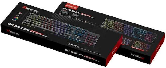 Xtrike Me GK-803 Gaming Keyboard with RGB lighting (International English)