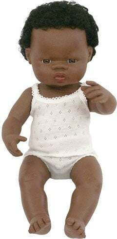 Miniland Miniland Baby-Puppe Afrikanischer Junge 38 cm