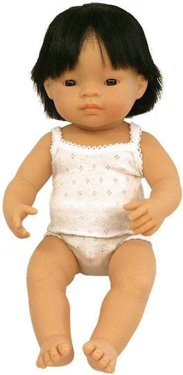 Miniland Baby-Puppe Asiatischer Junge 38 cm