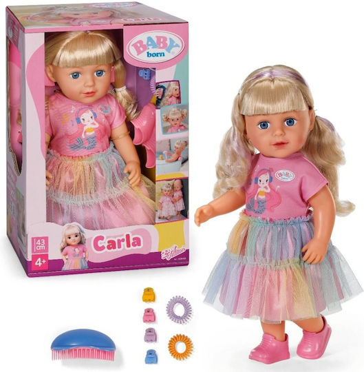 Baby Born Бебешка Кукла Carla За 3+ Години 43 См
