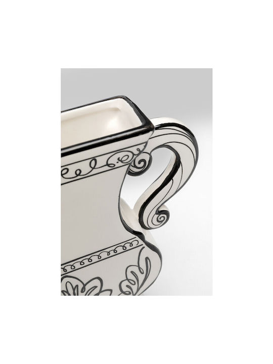 Kare Design Διακοσμητικό Βάζο Γυάλινο Μαύρο 23xΥ23.5cm