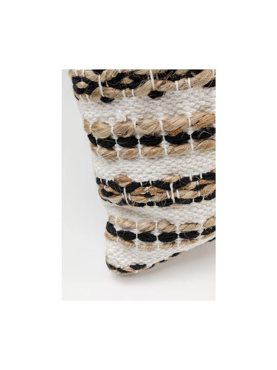 Kare Design Μαξιλάρι Καναπέ Loop Μαύρο 45x45εκ.