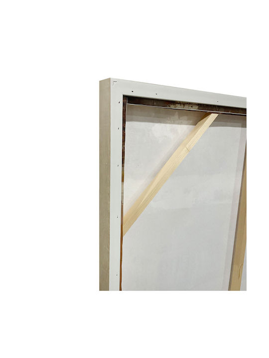 Mirrha Πινακας Διακοσμητικος Κορνιζα 82 6x4 3x122 6 Καμβας Καφε Ps C504205