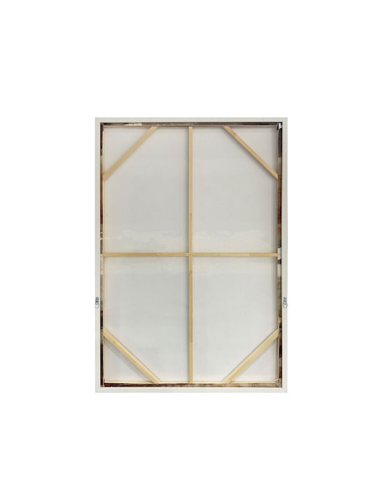 Mirrha Πινακας Διακοσμητικος Κορνιζα 82 6x4 3x122 6 Καμβας Καφε Ps C504205