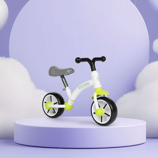 Ecotoys Детски велосипед за баланс Зелен
