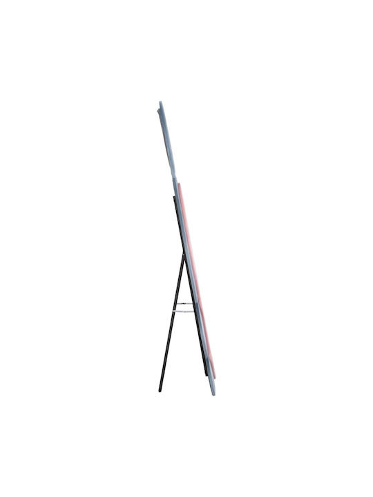 Kinder-Standspiegel Fb94489.02 MDF Pink & Blau-Schwarzer Ständer 80x162cm