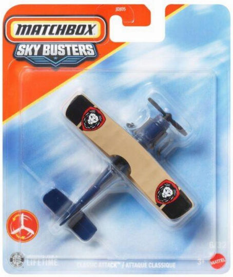 Mattel Matchbox Kinderflugzeuge und Hubschrauber Sky Busters Subsonic Interceptor Fahrzeug Jjw24