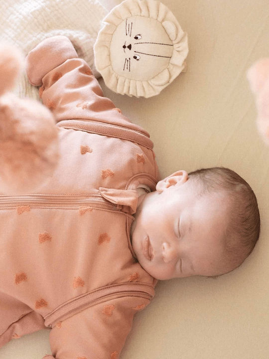 Trois Kilos Sept Winter Schlafsack mit Füßen 2.5 Tog Pink mit abnehmbaren Ärmeln