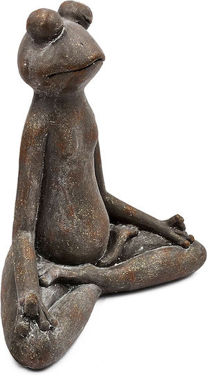 Artekko Animal Broască Maro Figurine Decorative Magneziu 31x17x34 Cm 31cm X 17cm X 34cm