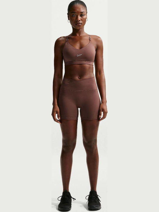 Dri-FIT Γυναικείο Αθλητικό Μπουστάκι Light Chocolate