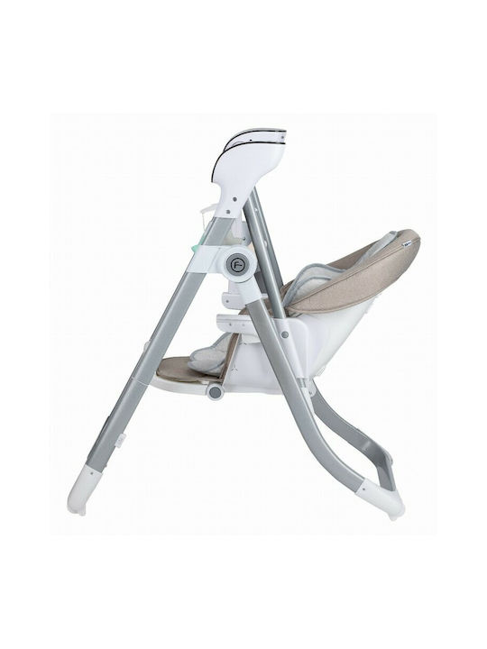 FreeOn Oli Deluxe Klappbarer Baby Hochstuhl 2 in 1 Beige