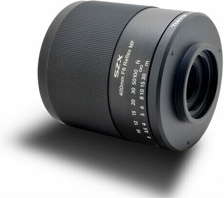 Tokina Пълен кадър Фотообектив SZX 400mm f/8 Reflex MF Телефото за Фуджифилм Икс Монтаж Черен