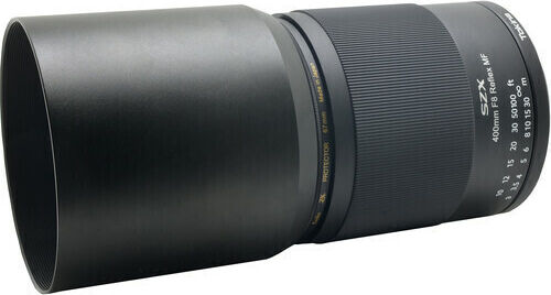 Tokina Пълен кадър Фотообектив SZX 400mm f/8 Reflex MF Телефото за Фуджифилм Икс Монтаж Черен