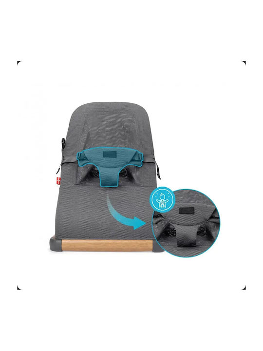 Kidnort Relax Μωρού Κούνια Moln Γκρι για Παιδί έως 2.5kg