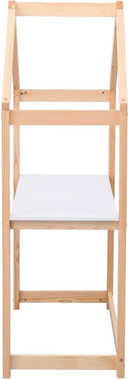 Kinderschreibtisch aus Melamin Beige 120x44x152cm