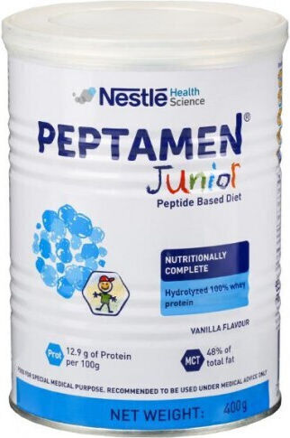 Nestle Γάλα σε Σκόνη Peptamen Junior Χωρίς Γλουτένη Χωρίς Λακτόζη για 12+ Μηνών 400gr
