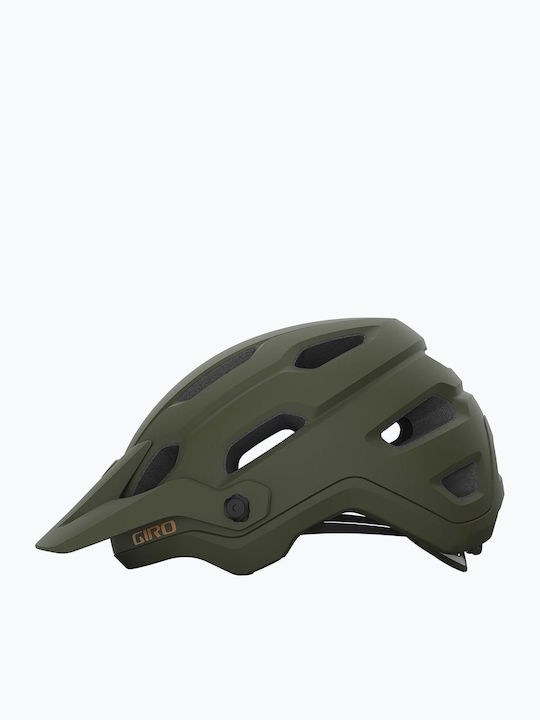 Giro Каска за колоездене Mountain с MIPS защита Зелен