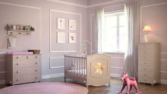 Asterias Bebe Polymorphische Babywiege Margareta Beige