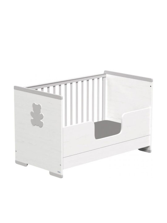 Casababy Κούνια Smart White & Grey με Στρώμα