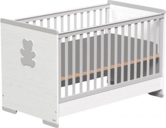 Casababy Patut Polimorf Smart Alb și Gri cu Saltea