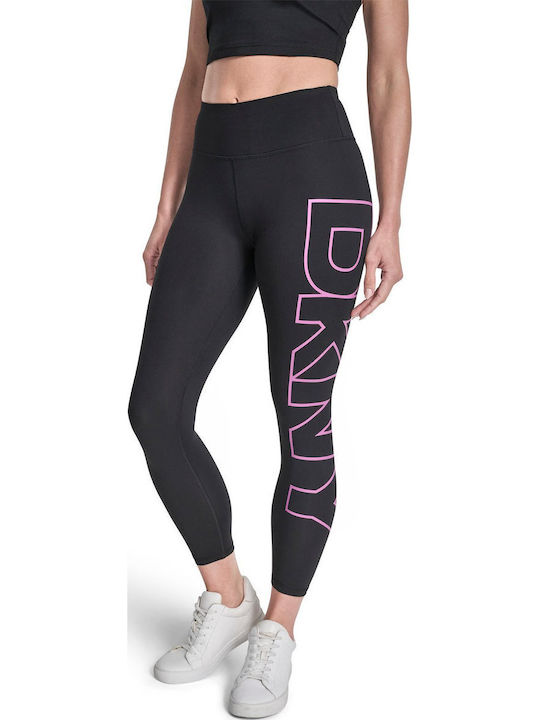 Women's Cropped Firming High Waist Leggings Black DP4P3453 QG9
