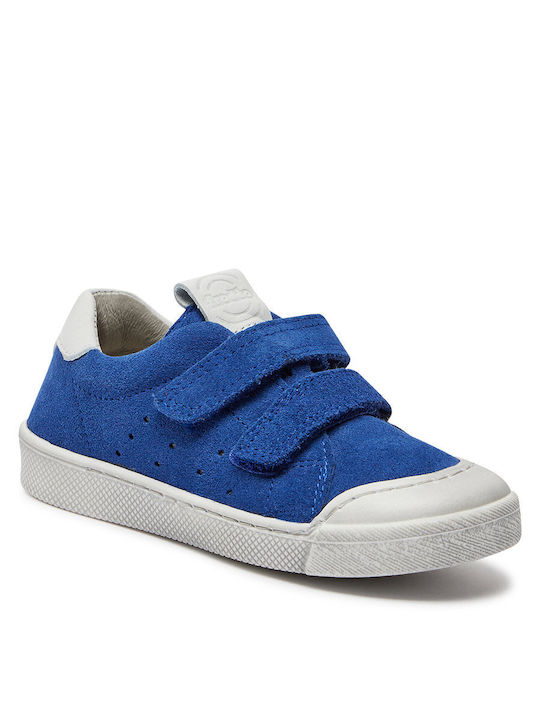 Παιδικά Sneakers High με Σκρατς Μπλε