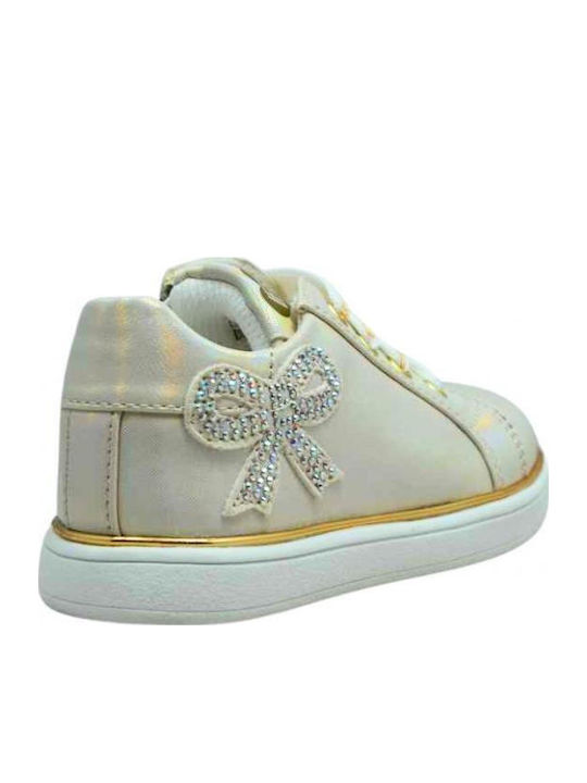 Kids Sneakers Gold