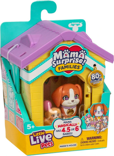 Jucărie Miniatură Mama Surprise Families Mamas Micile animale de companie vii pentru 5+ Ani