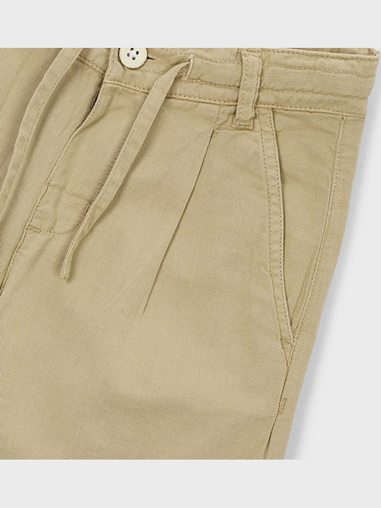 Παιδικό Παντελόνι Chino Λινό Μπεζ